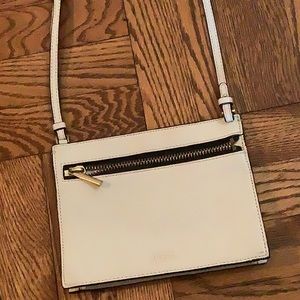 Kate Spade white mini crossbody bag